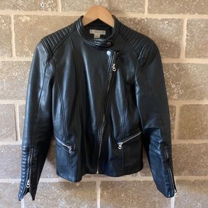 Faux Leather Jacket